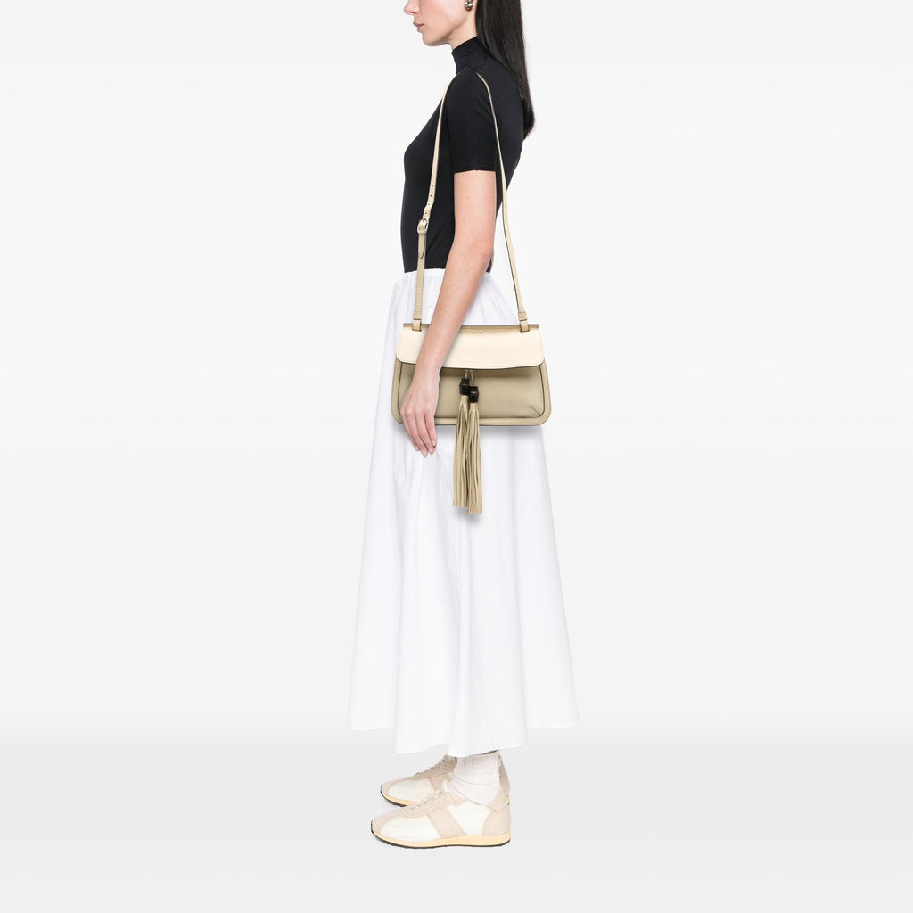Gucci Medium Leather Bamboo Daily Crossbody
