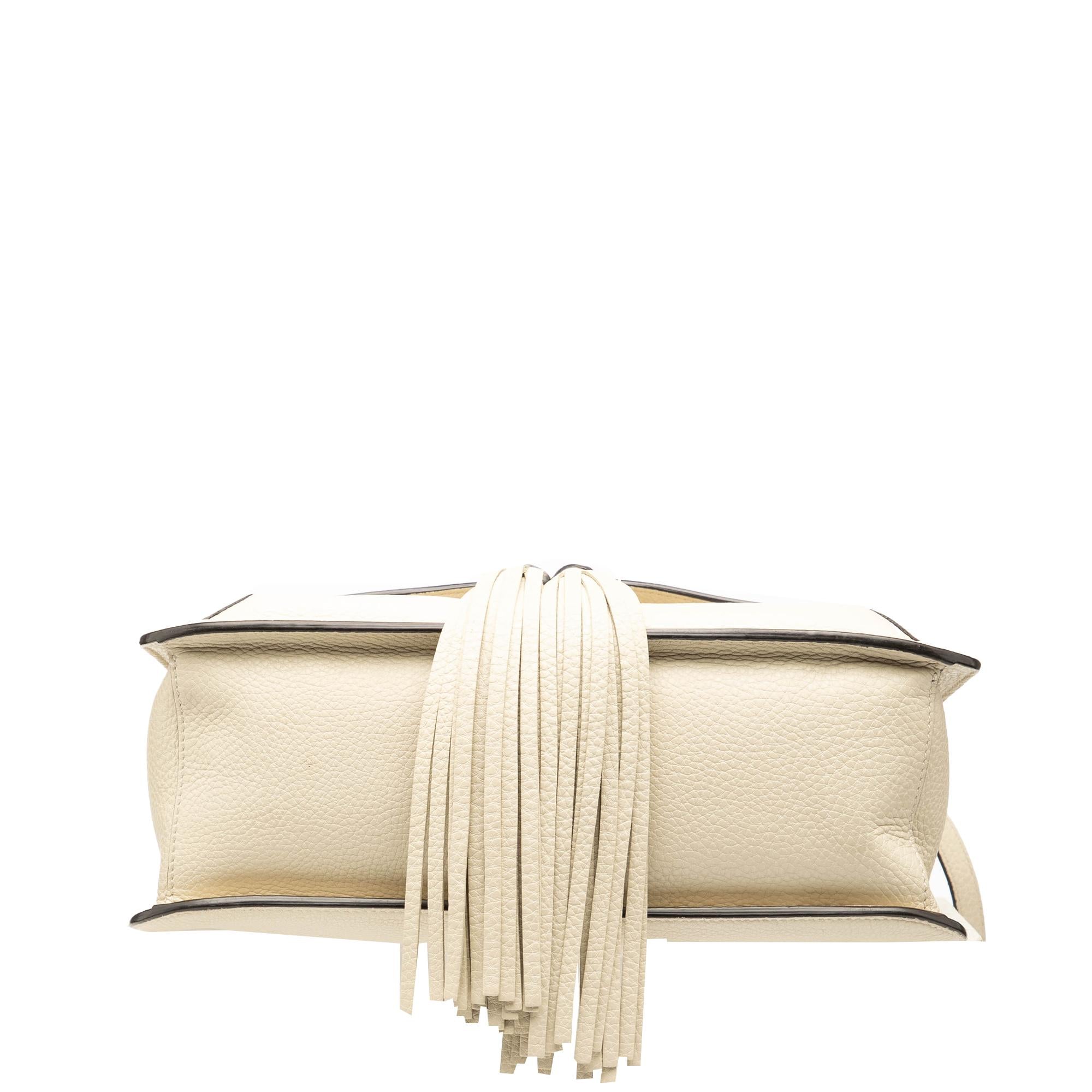 Gucci Medium Leather Bamboo Daily Crossbody