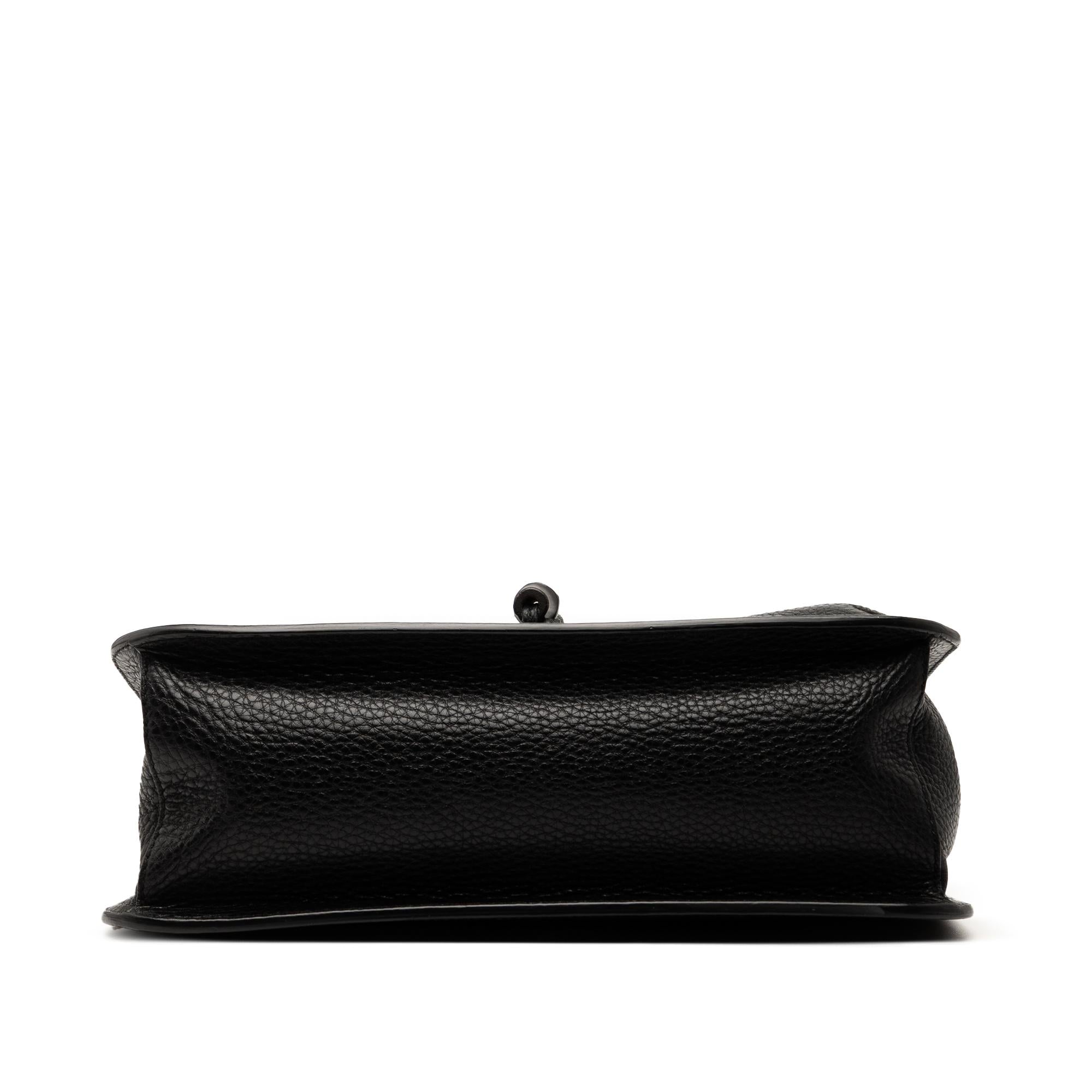 Gucci Medium Leather Bamboo Daily Crossbody