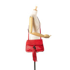 Gucci Medium Leather Bamboo Daily Crossbody