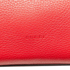 Gucci Medium Leather Bamboo Daily Satchel