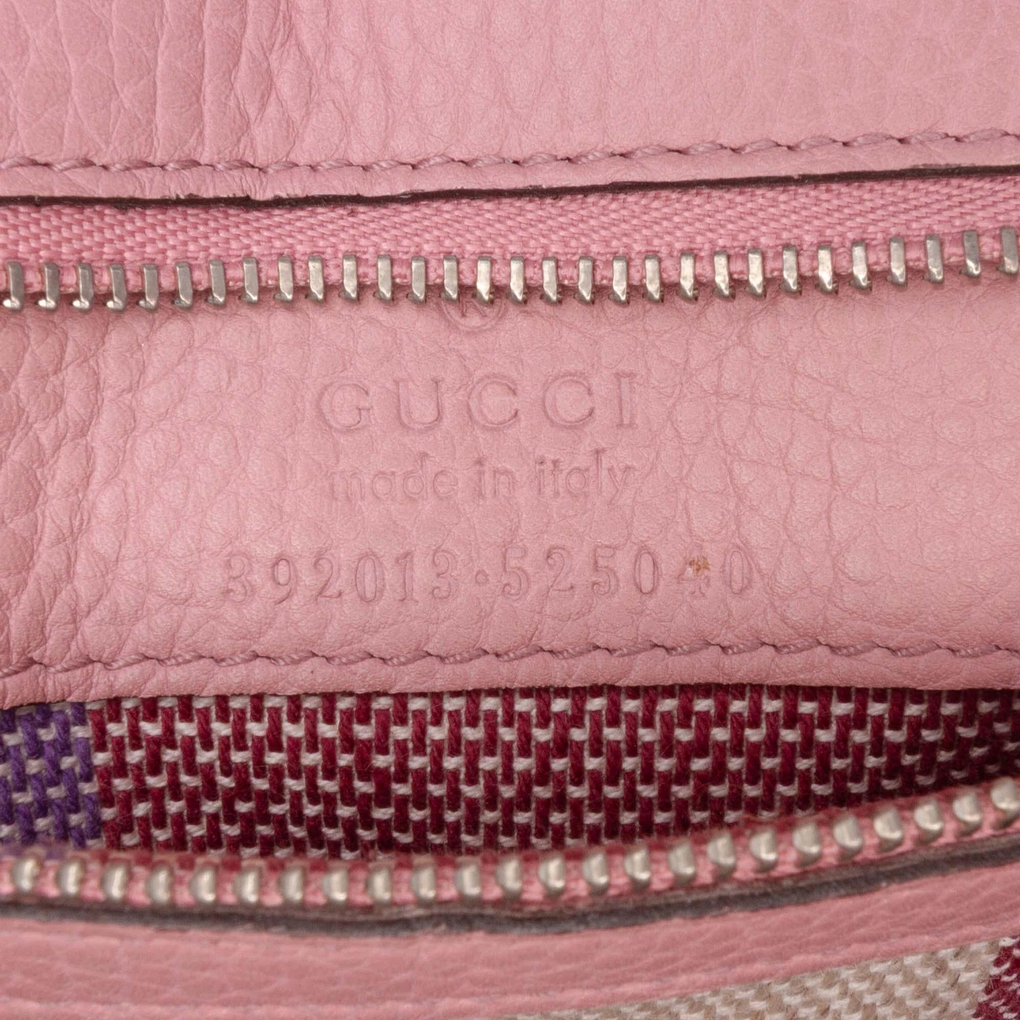 Gucci Medium Leather Bamboo Daily Satchel