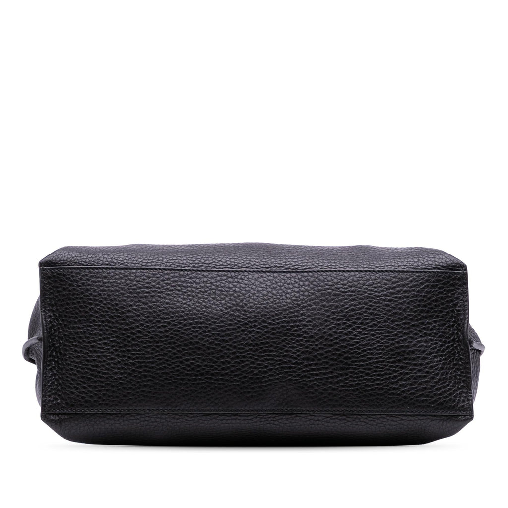 Gucci Medium Leather Bamboo Daily Satchel