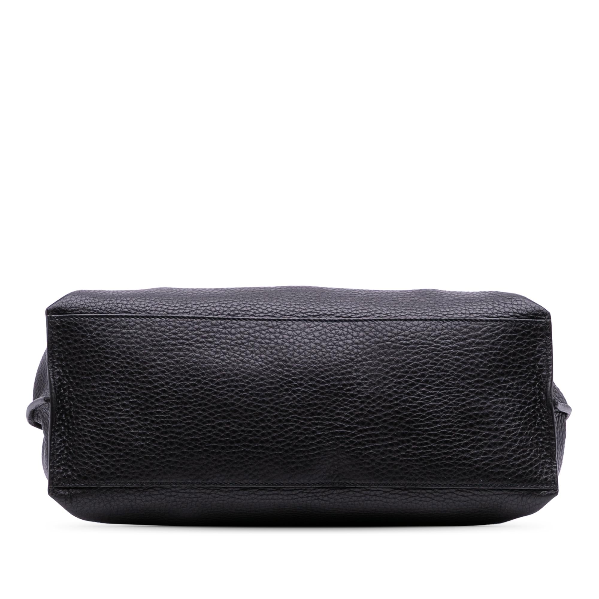 Gucci Medium Leather Bamboo Daily Satchel