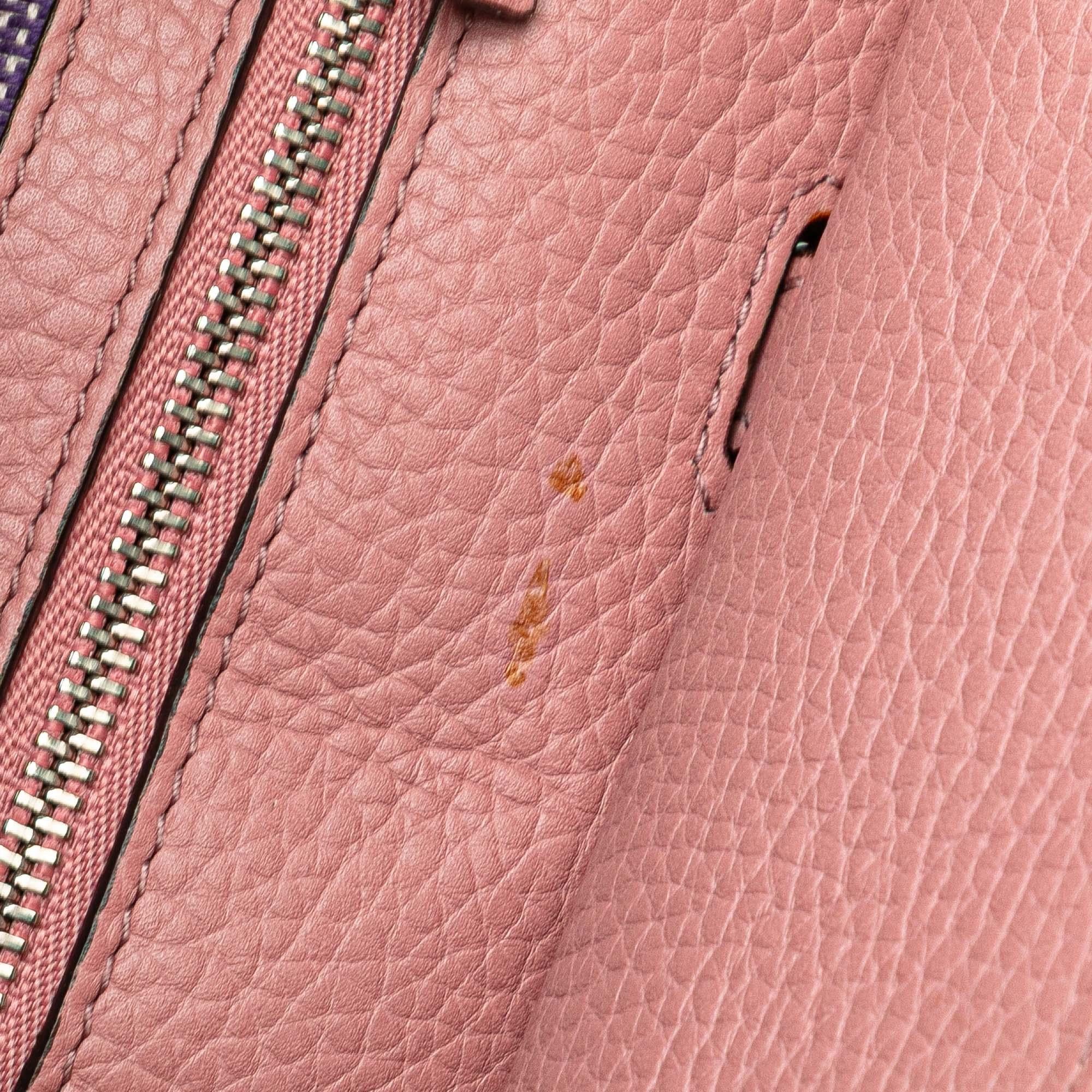 Gucci Medium Leather Bamboo Daily Satchel