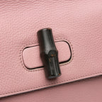 Gucci Medium Leather Bamboo Daily Satchel