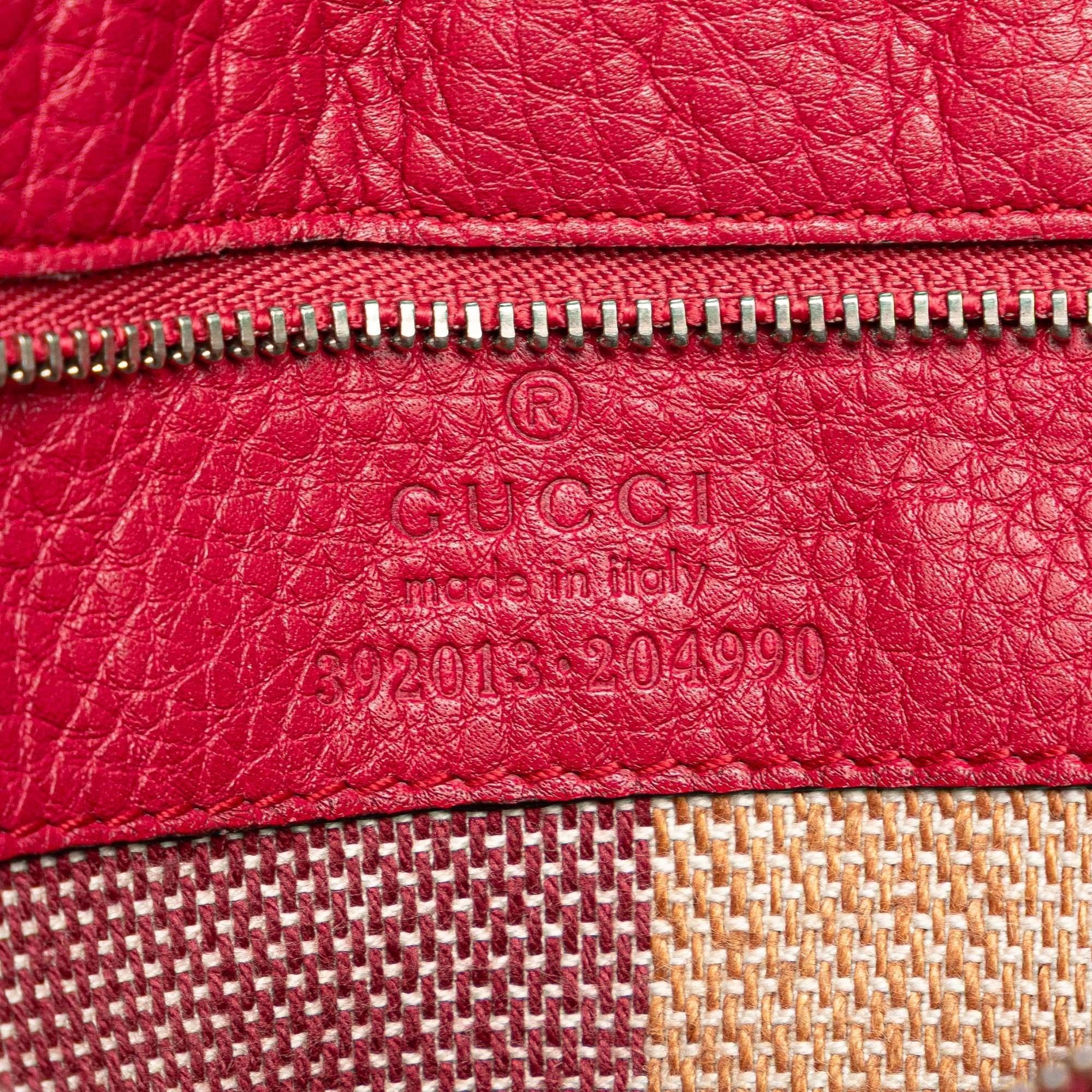 Gucci Medium Leather Bamboo Daily Satchel