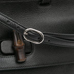 Gucci Medium Leather Bamboo Daily Top Handle