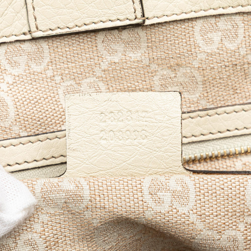 Gucci Medium Leather Bamboo Diana Tote