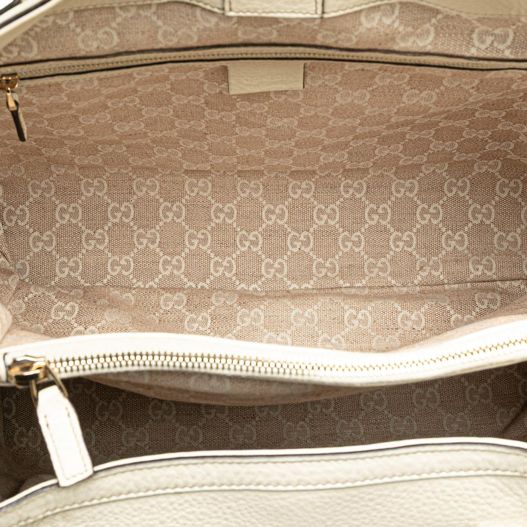 Gucci Medium Leather Bamboo Diana Tote
