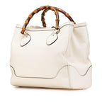 Gucci Medium Leather Bamboo Diana Tote