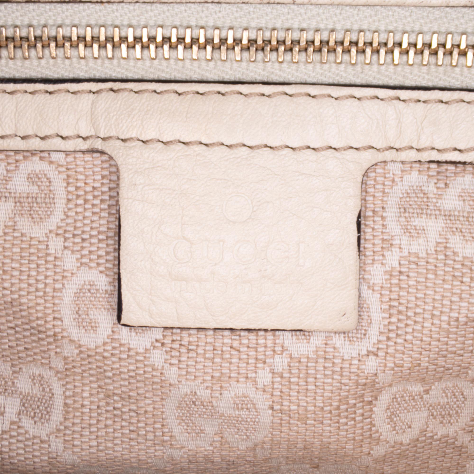 Gucci Medium Leather Bamboo Diana Tote
