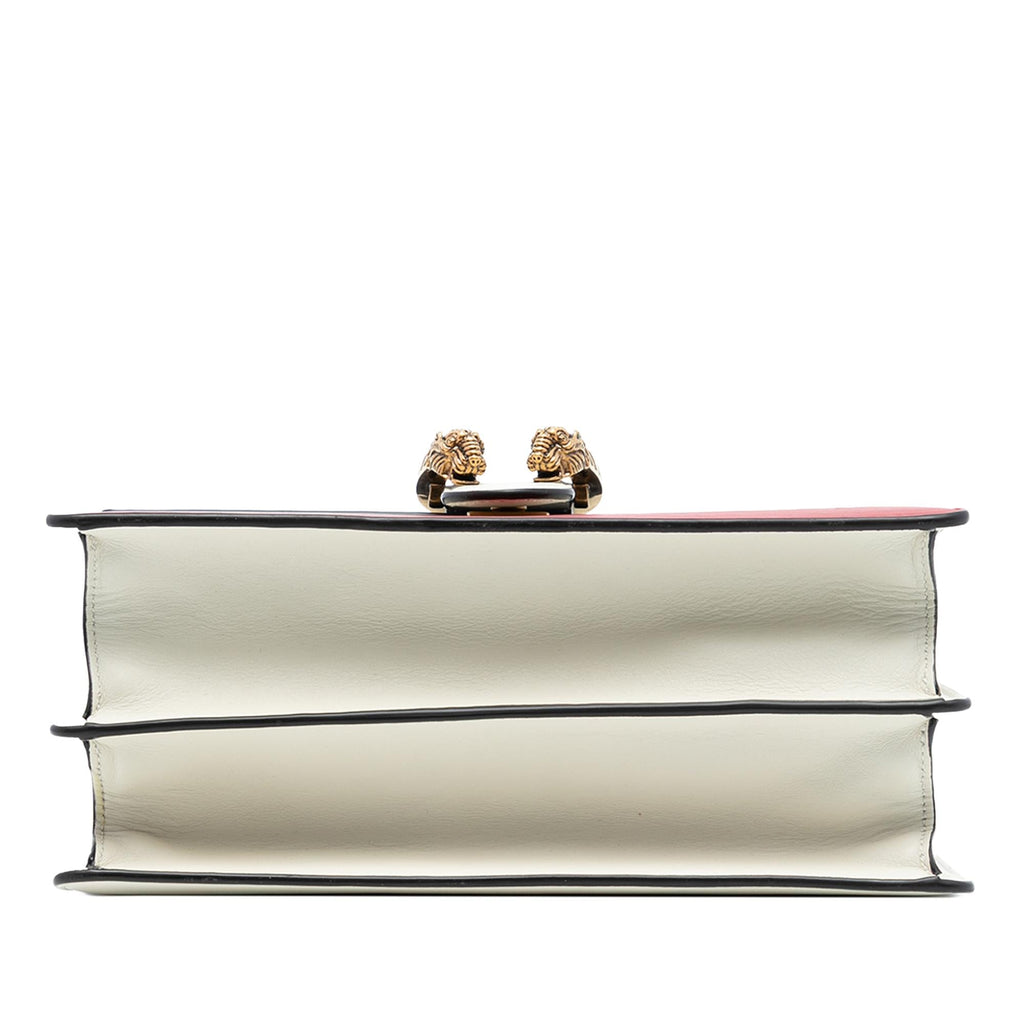Gucci Medium Leather Bamboo Dionysus Web Satchel