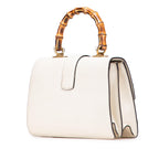 Gucci Medium Leather Bamboo Dionysus Web Satchel