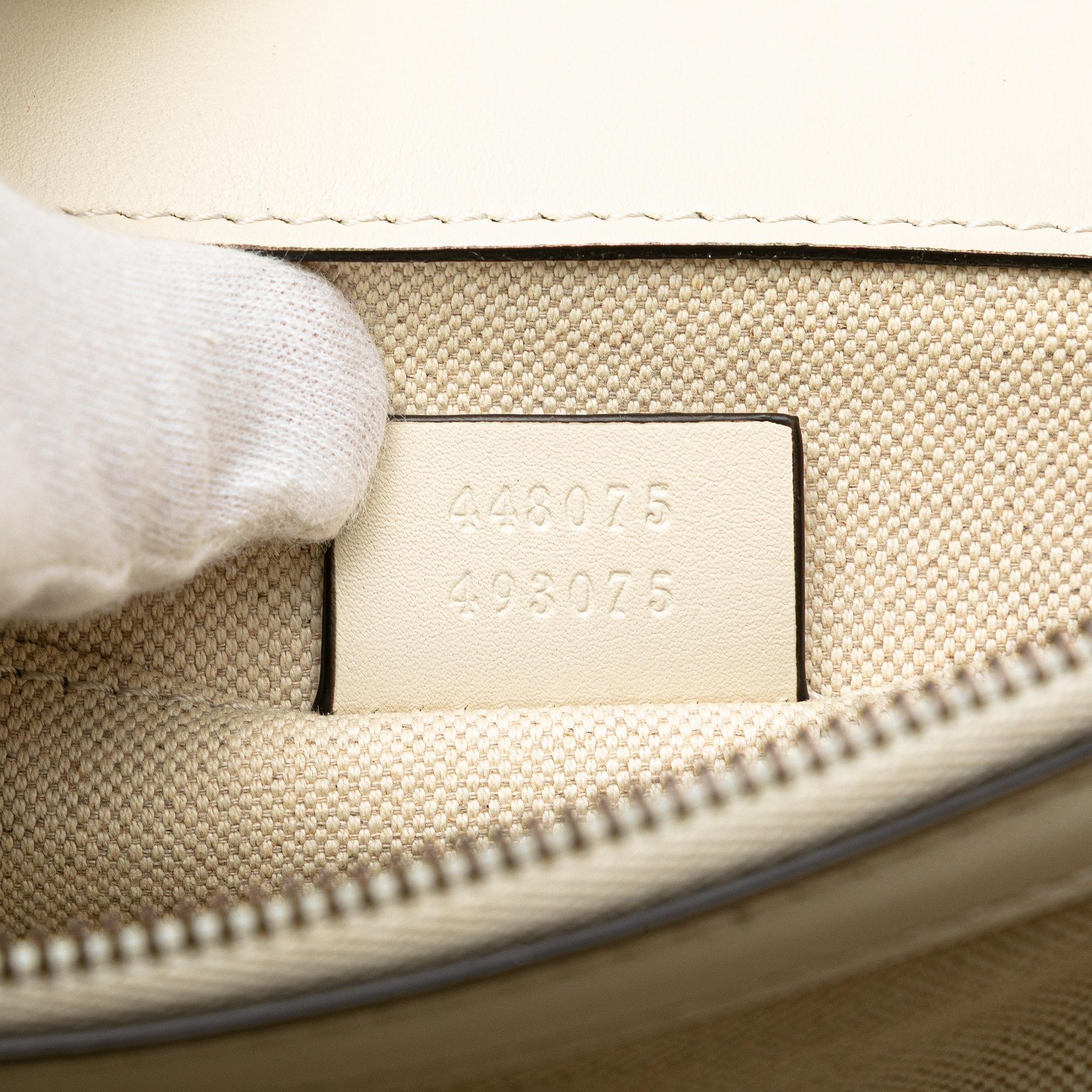 Gucci Medium Leather Bamboo Dionysus Web Satchel