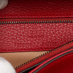 Gucci Medium Leather Bamboo Nouveau Fringe Crossbody