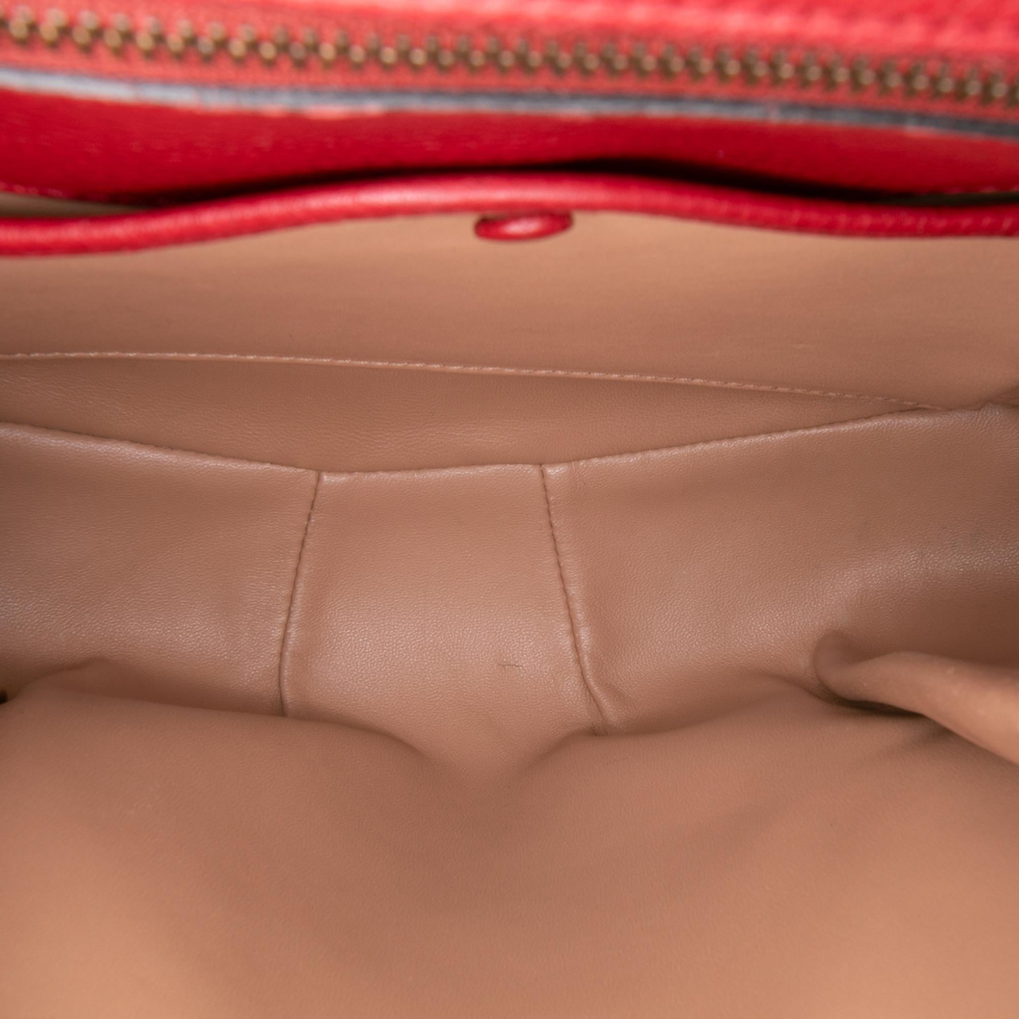 Gucci Medium Leather Bamboo Nouveau Fringe Crossbody