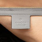 Gucci Medium Leather Bamboo Nymphaea Satchel