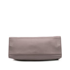 Gucci Medium Leather Bamboo Nymphaea Satchel