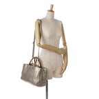 Gucci Medium Leather Bamboo Shopper (SHG-Z5WtXN)