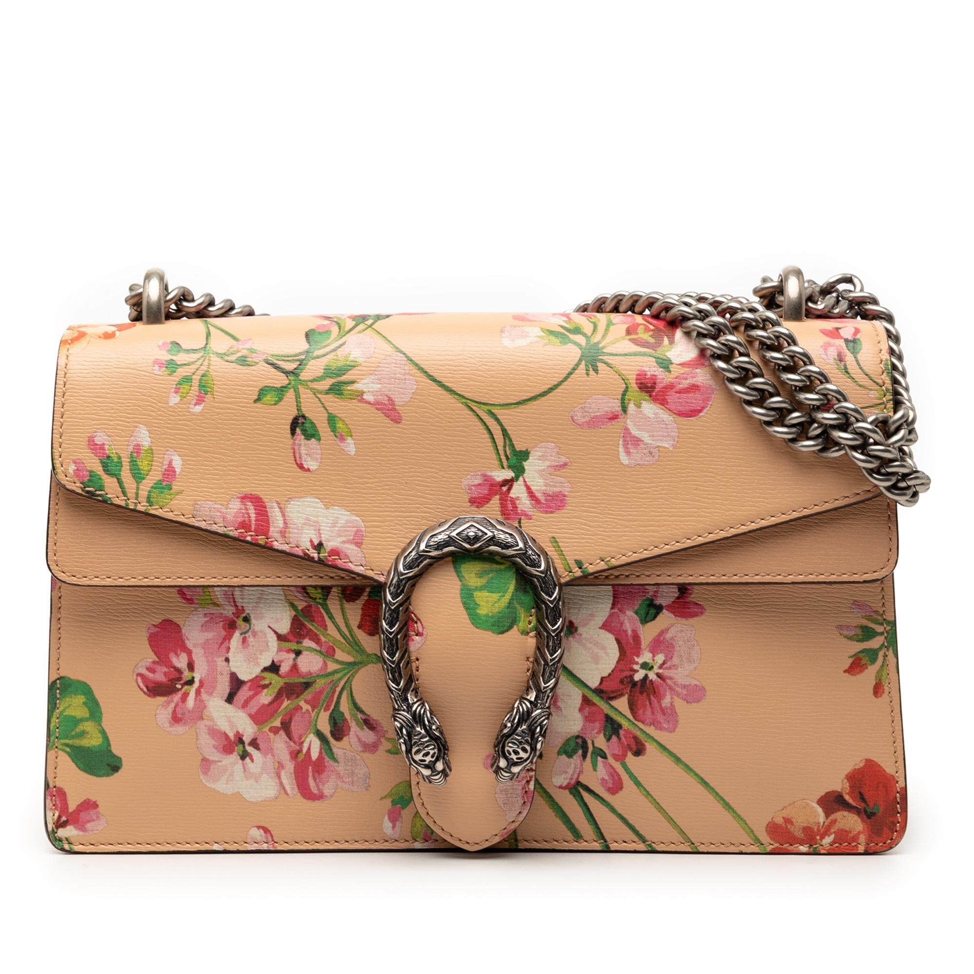 Gucci Medium Leather Blooms Dionysus Crossbody