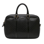Gucci Medium Leather Diamante Bright Business Bag