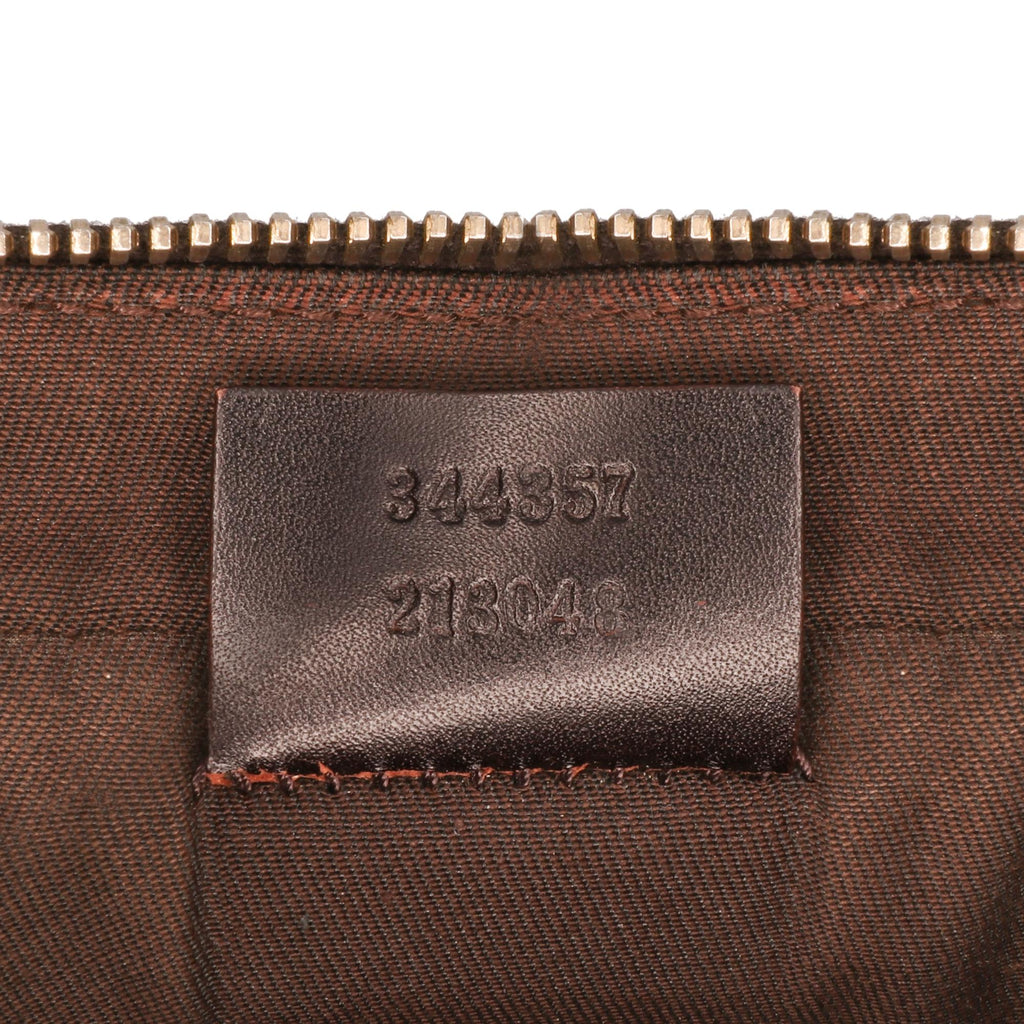 Gucci Medium Leather Diamante Bright Business Bag