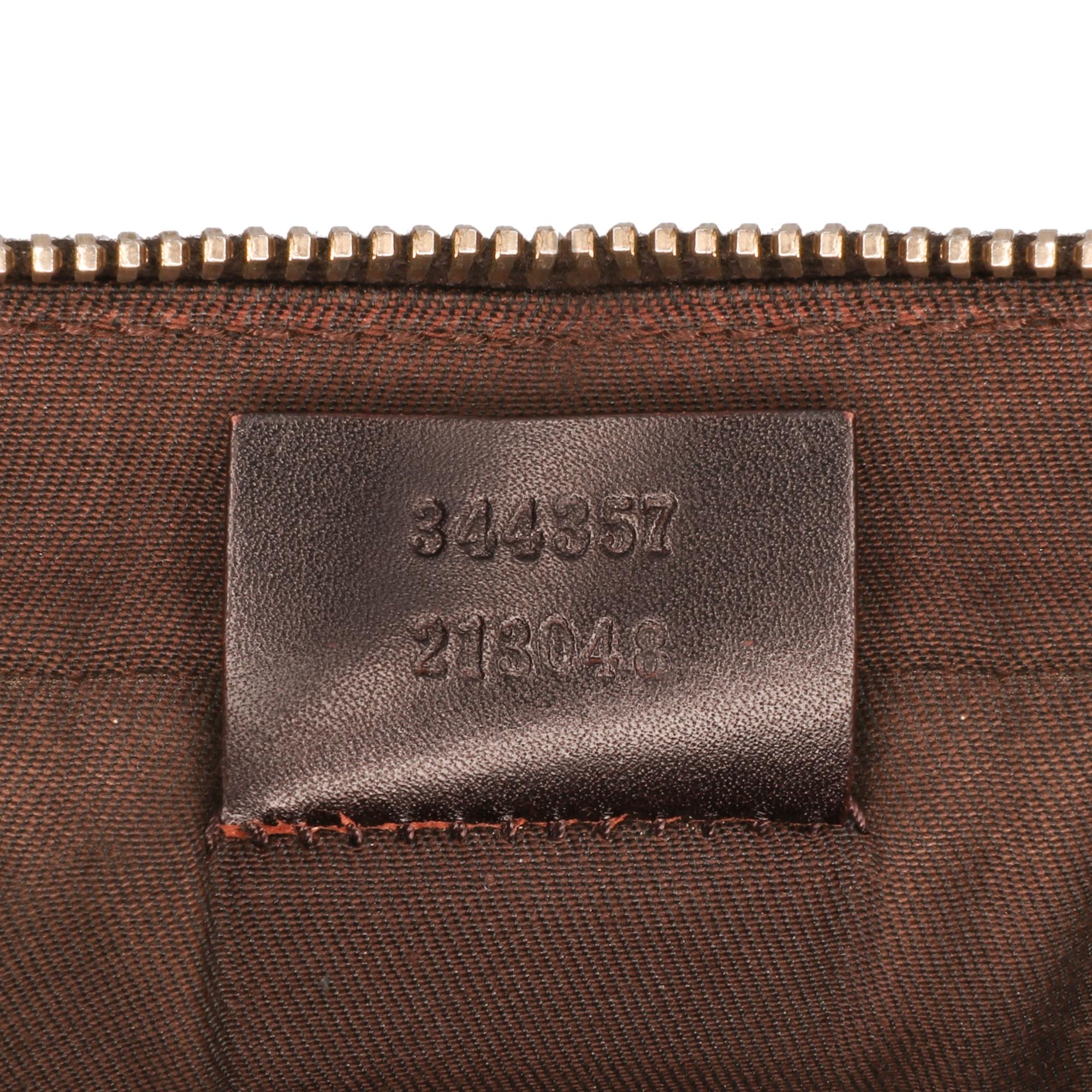 Gucci Medium Leather Diamante Bright Business Bag