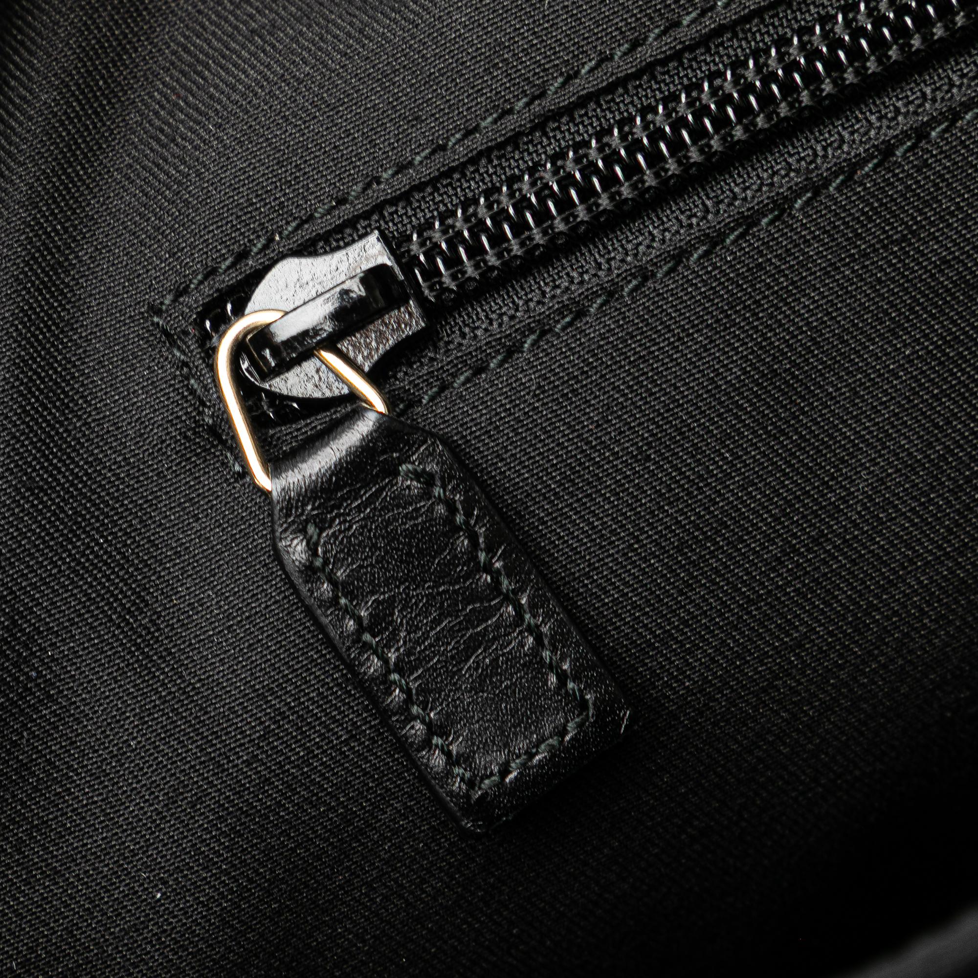 Gucci Medium Leather Diamante Bright Business Bag