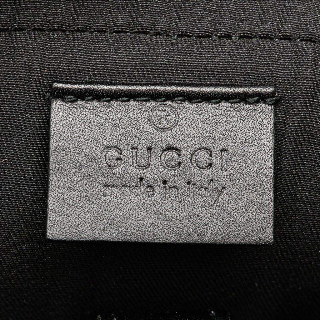 Gucci Medium Leather Diamante Bright Business Bag