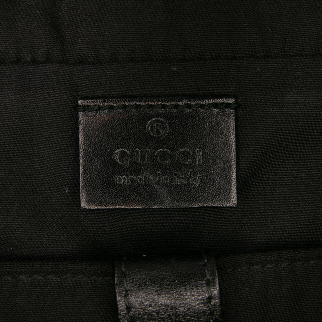 Gucci Medium Leather Diamante Bright Business Bag
