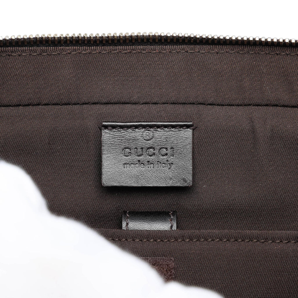 Gucci Medium Leather Diamante Bright Business Bag