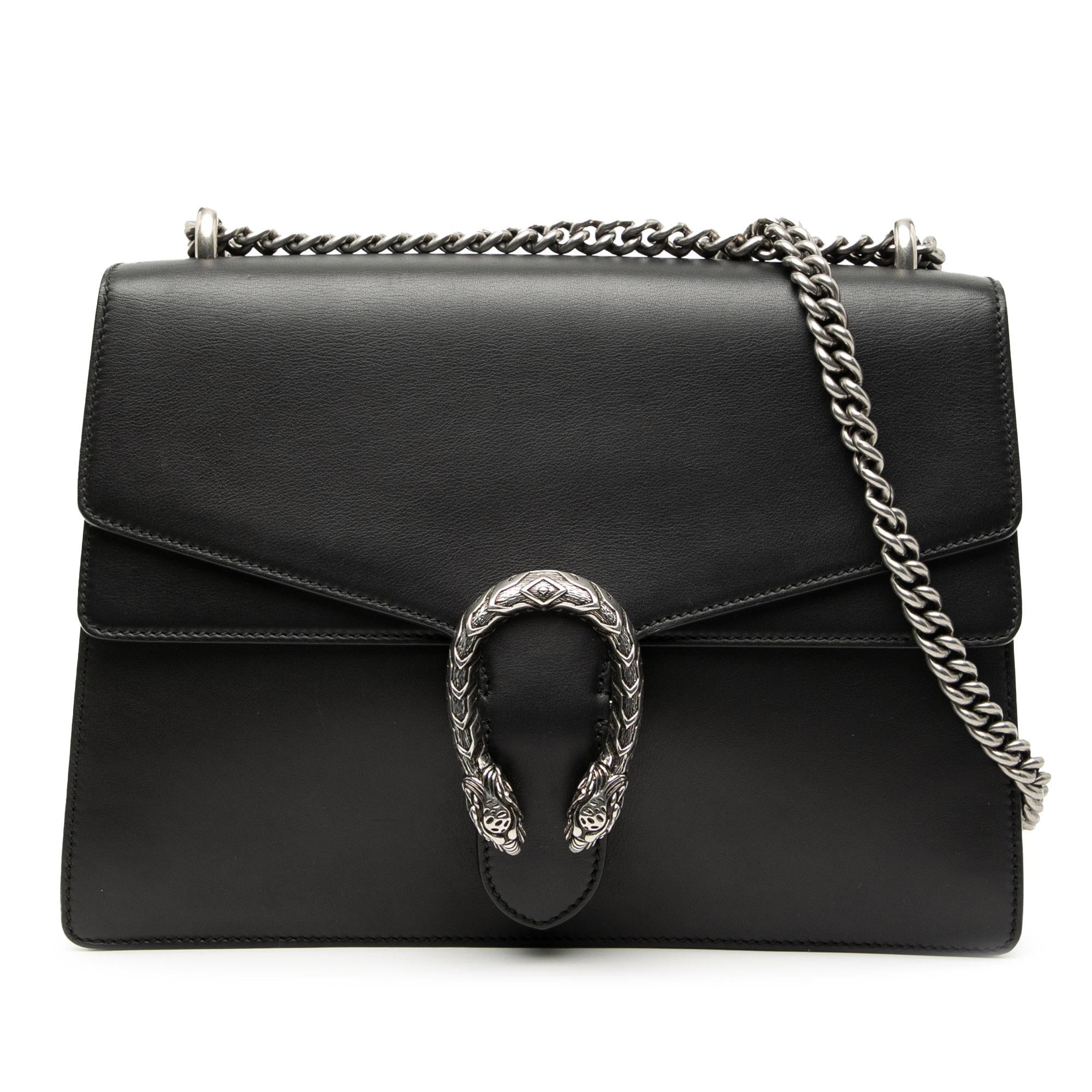 Gucci Medium Leather Dionysus Shoulder Bag