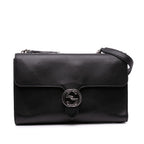 Gucci Medium Leather Dollar Interlocking G Crossbody