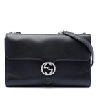 Gucci Medium Leather Dollar Interlocking G Crossbody