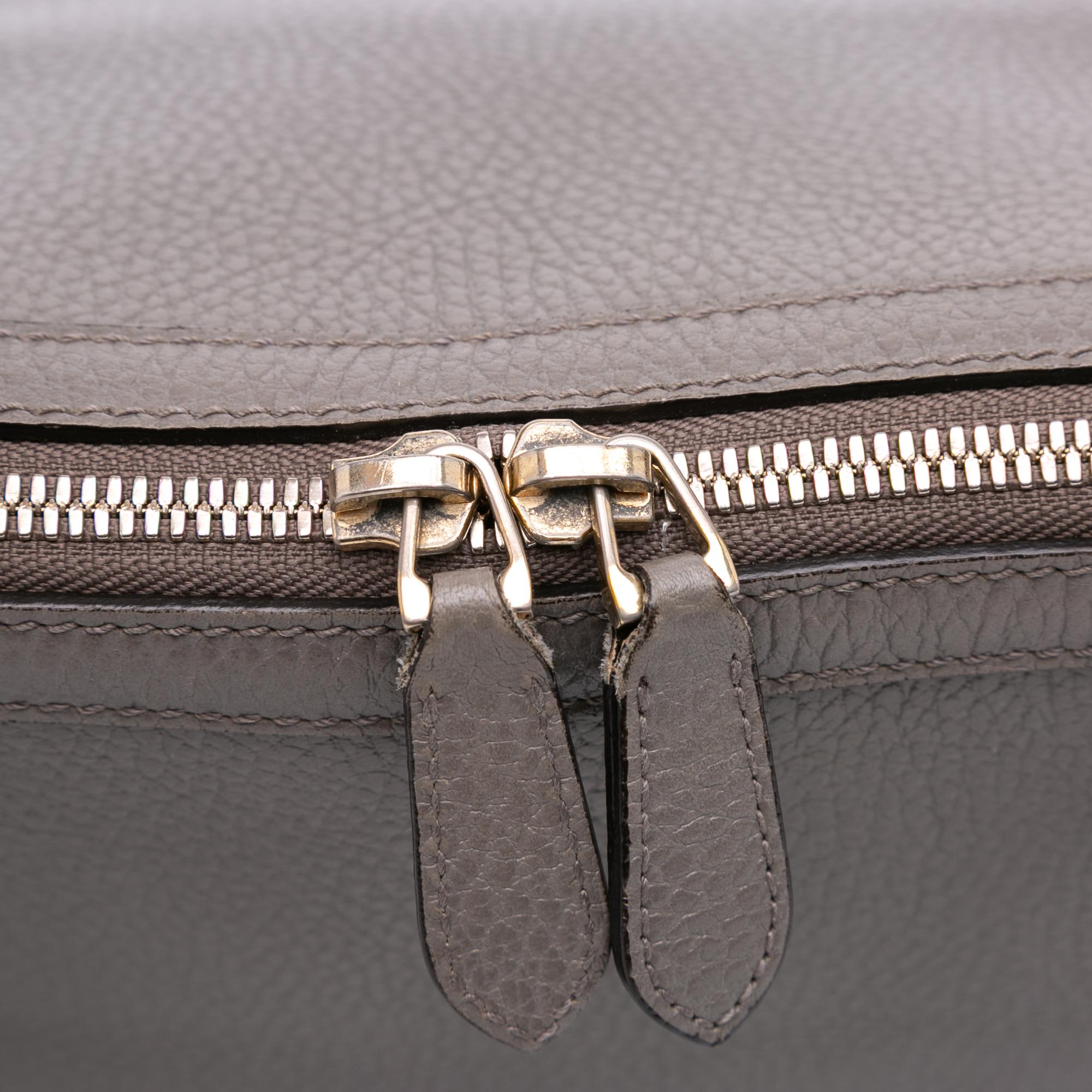 Gucci Medium Leather GG Charm Dome Satchel