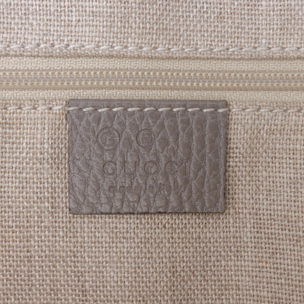 Gucci Medium Leather GG Charm Dome Satchel