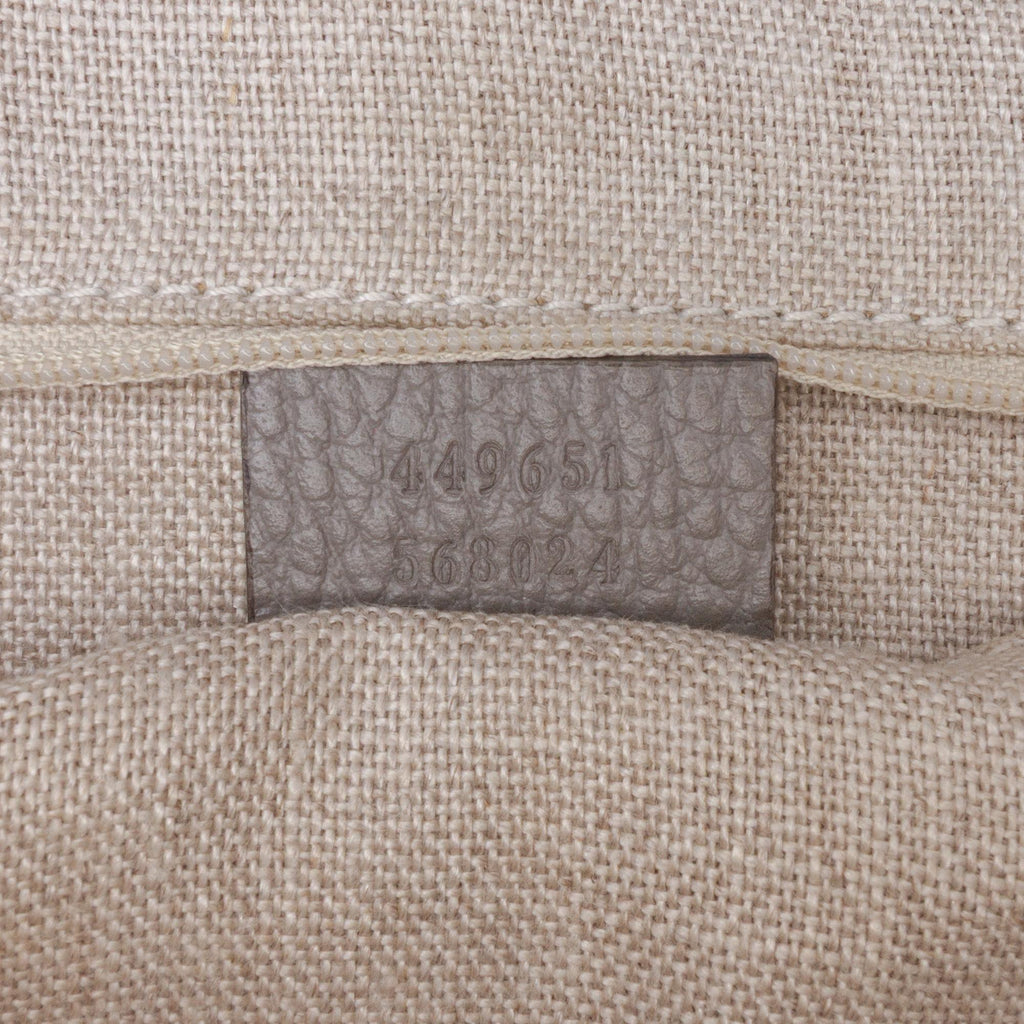 Gucci Medium Leather GG Charm Dome Satchel