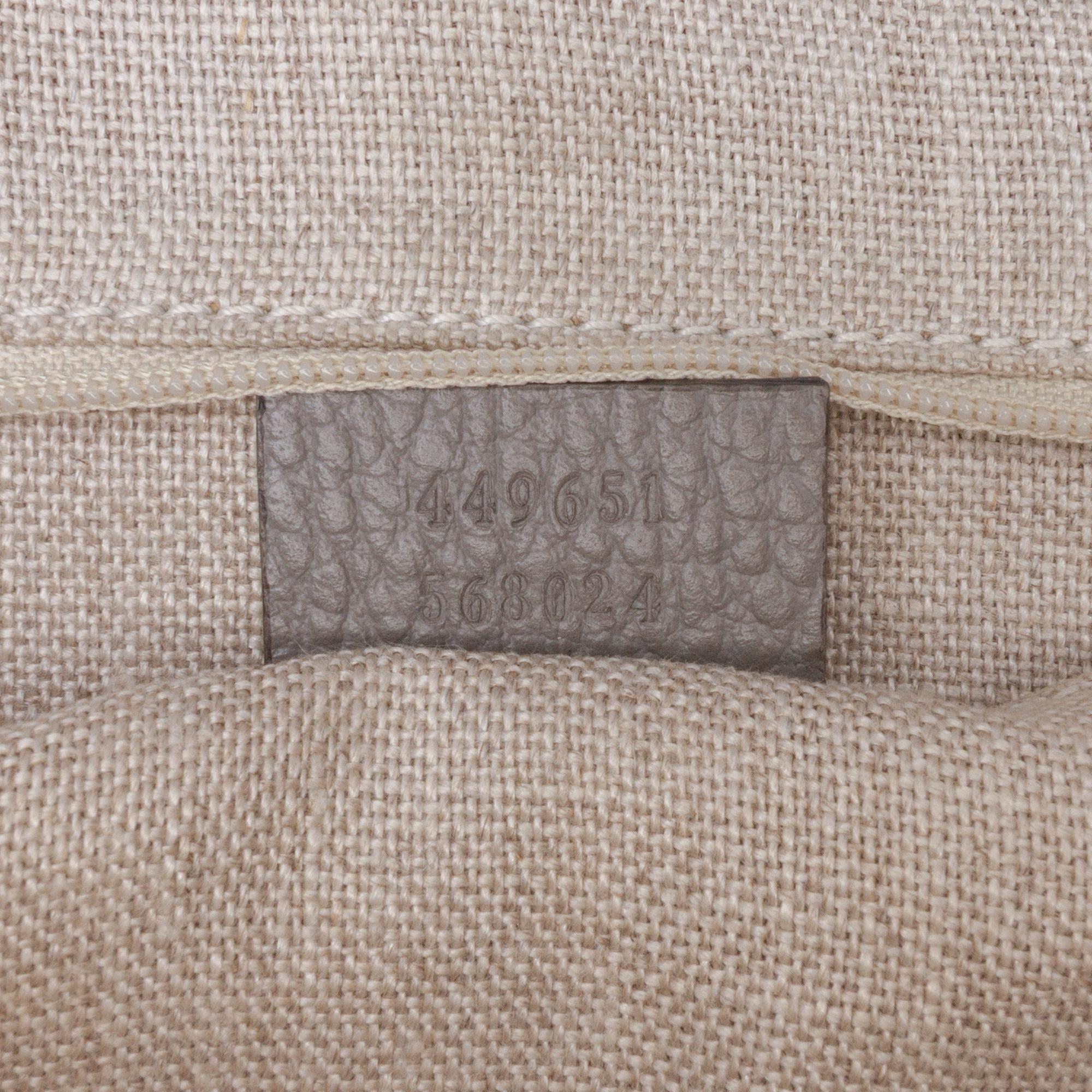 Gucci Medium Leather GG Charm Dome Satchel
