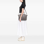 Gucci Medium Leather GG Charm Dome Satchel