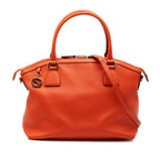 Gucci Medium Leather GG Charm Dome Satchel