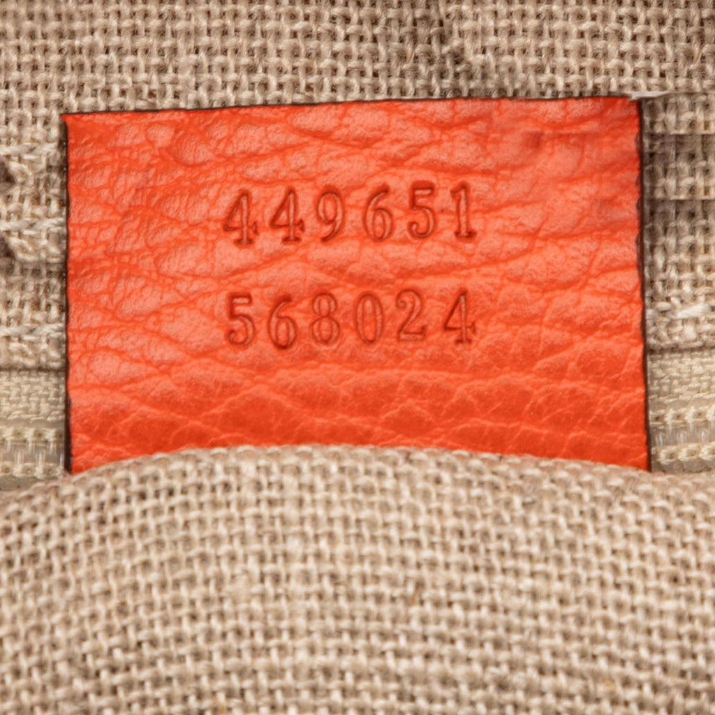 Gucci Medium Leather GG Charm Dome Satchel