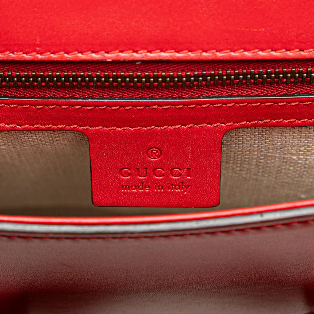 Gucci Medium Leather Lady Web Crossbody