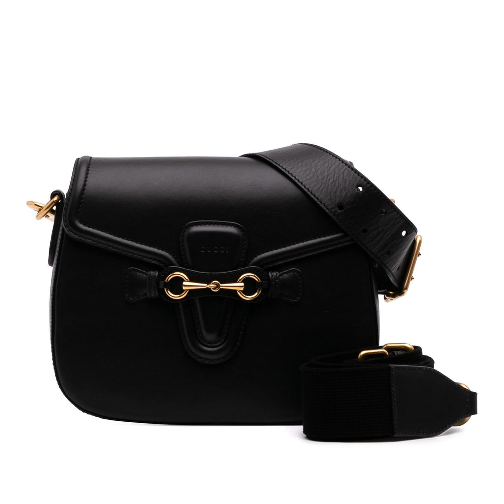Gucci Medium Leather Lady Web Crossbody