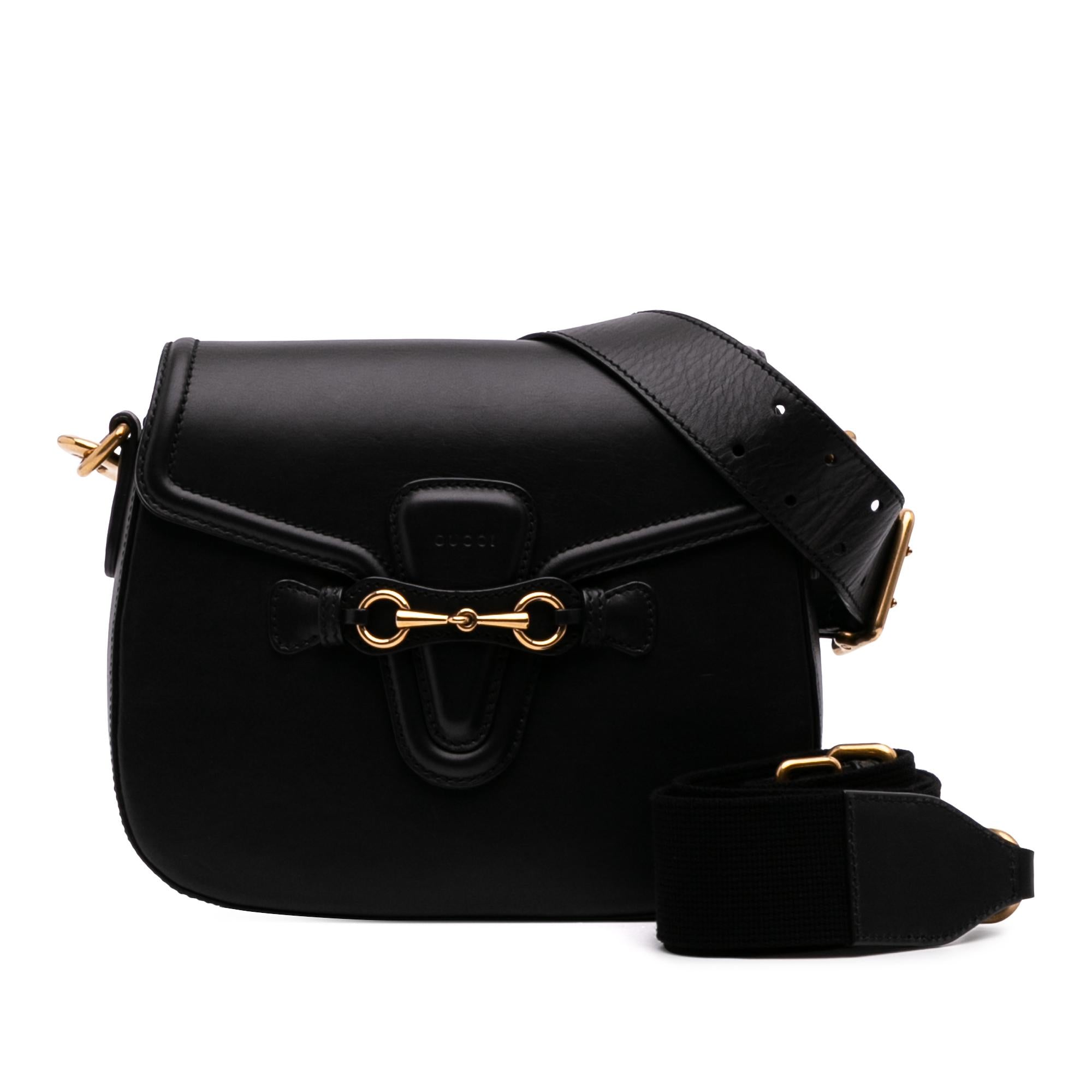 Gucci Medium Leather Lady Web Crossbody