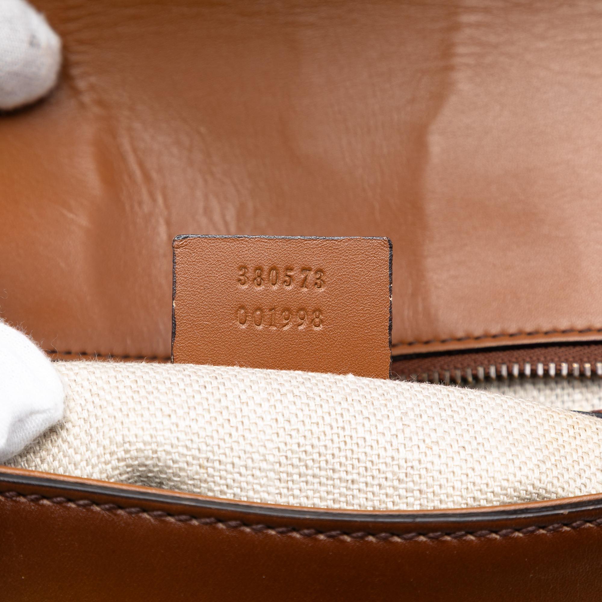 Gucci Medium Leather Lady Web Crossbody