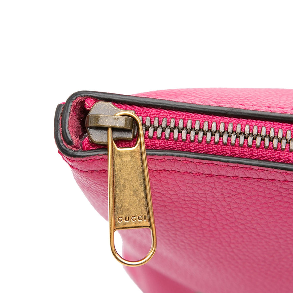 Gucci Medium Leather Logo Portfolio Clutch