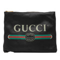 Gucci Medium Leather Logo Portfolio Clutch