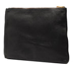Gucci Medium Leather Logo Portfolio Clutch