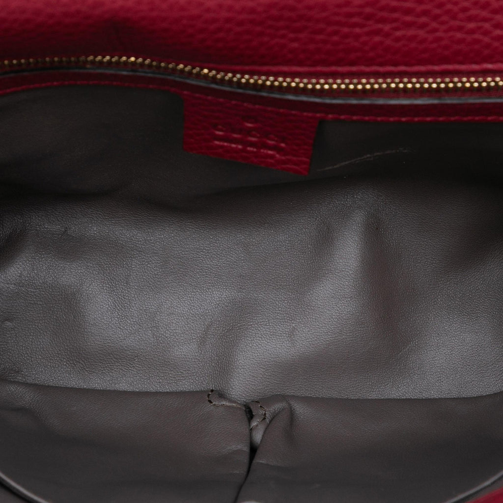 Gucci Medium Leather Miss Bamboo Crossbody